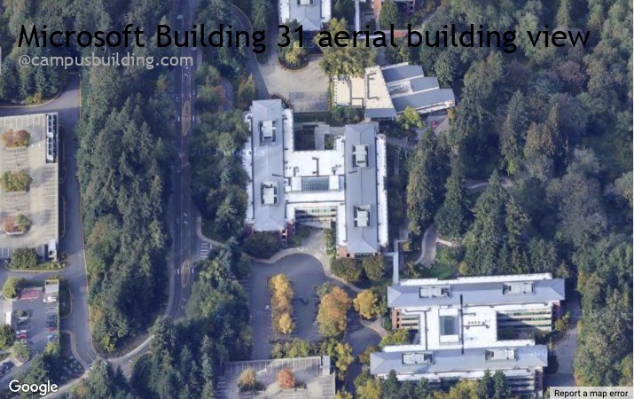 Microsoft Building 31 aerial view