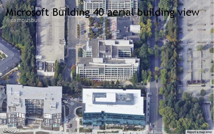 Microsoft Building 40 aerial view