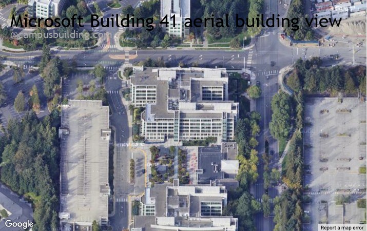 Microsoft Building 41 aerial view