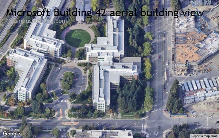 Microsoft Building 42 aerial view