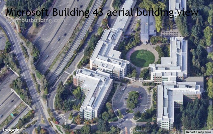 Microsoft Building 43 aerial view