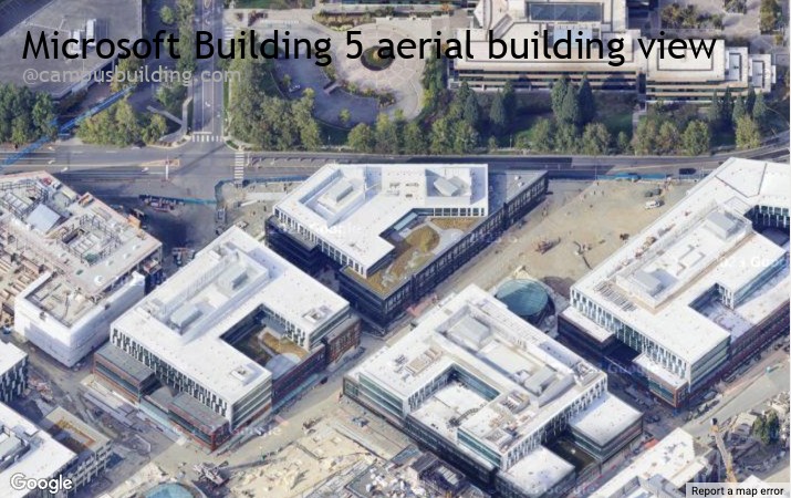 Microsoft Building 5 aerial view