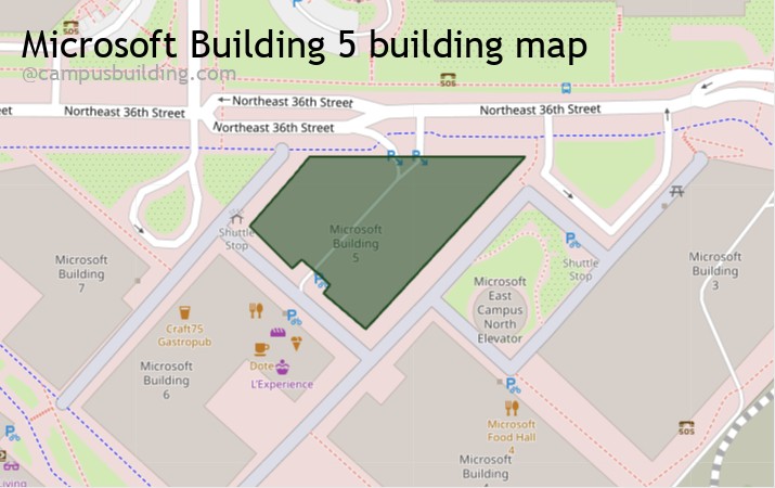 Microsoft Building 5 map