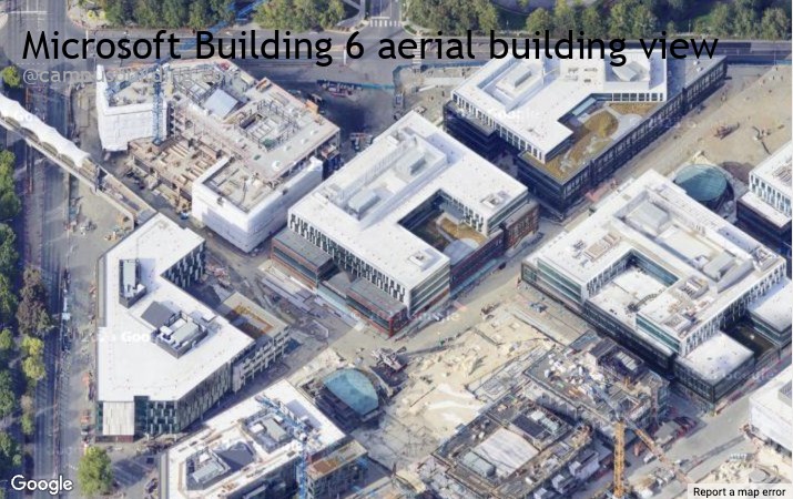 Microsoft Building 6 aerial view