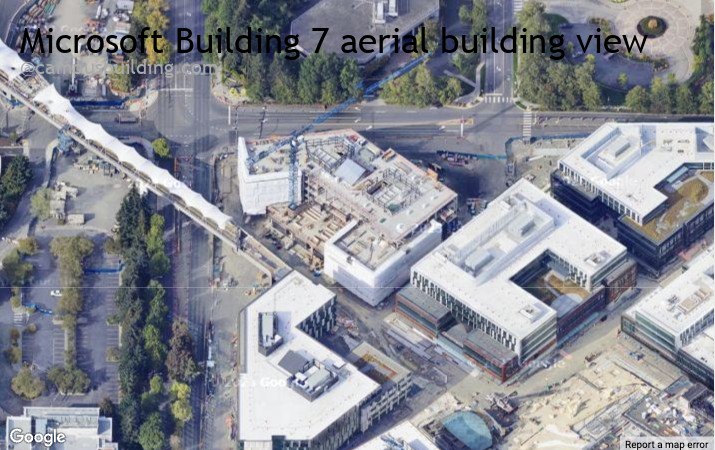 Microsoft Building 7 aerial view