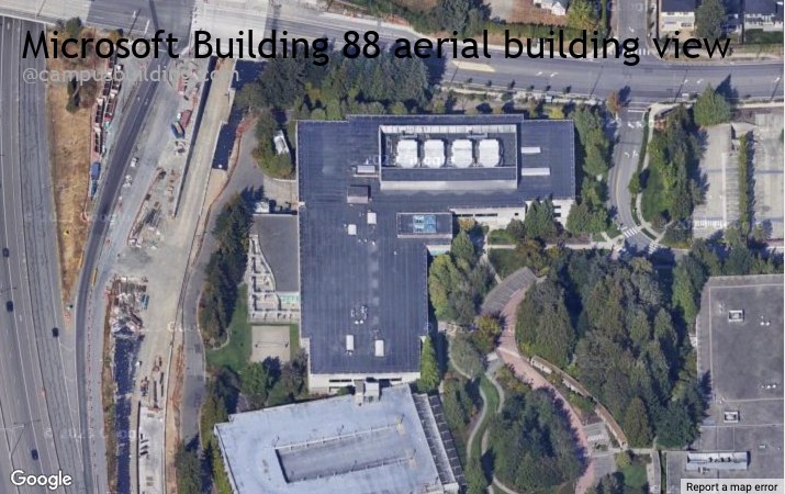 Microsoft Building 88 aerial view