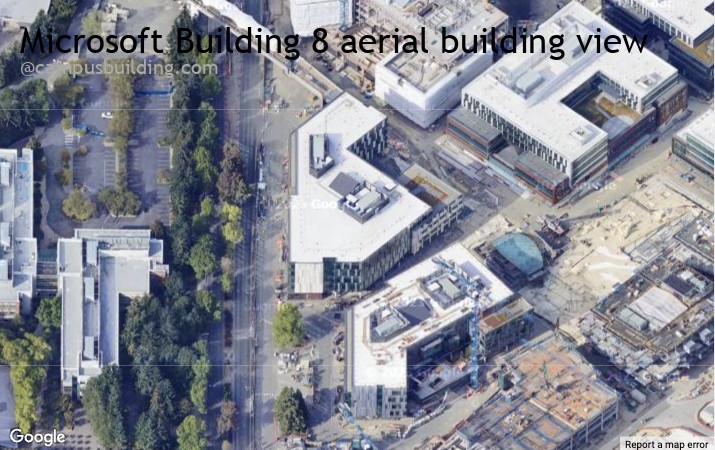 Microsoft Building 8 aerial view