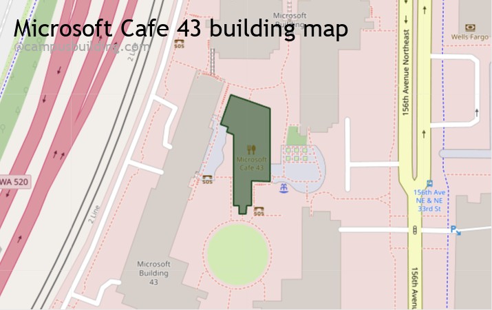 Microsoft Cafe 43 map