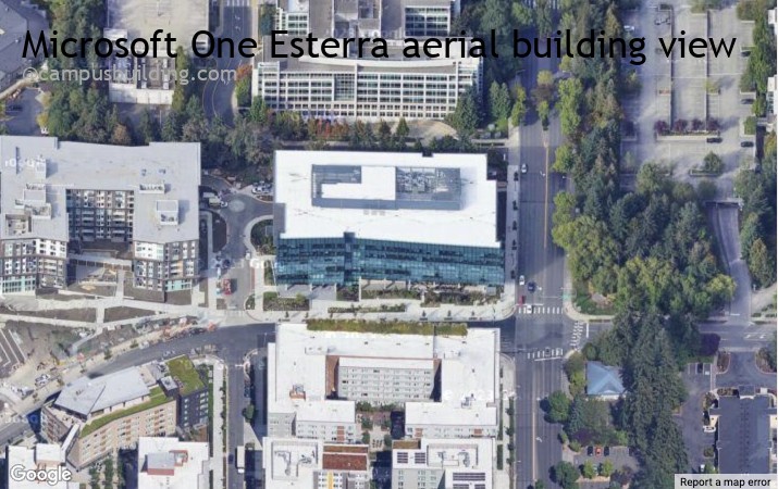 Microsoft One Esterra aerial view