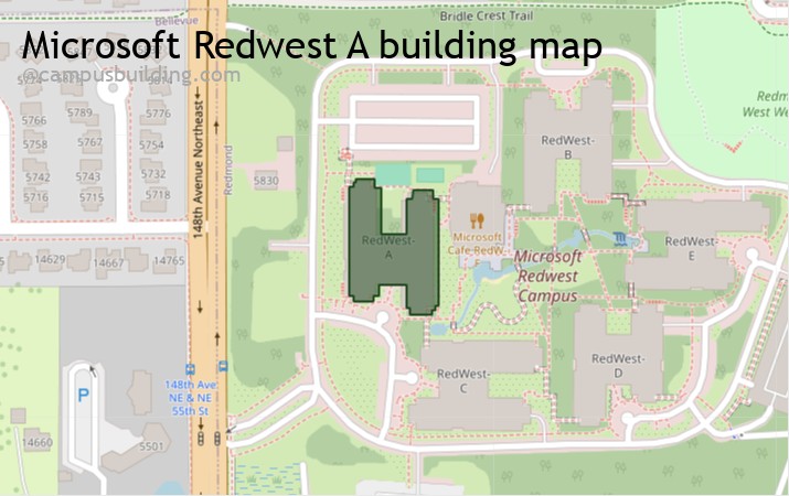 Microsoft Redwest A map