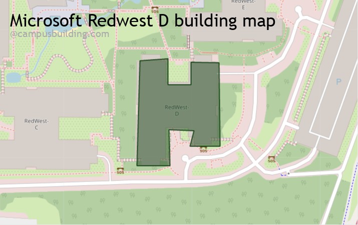 Microsoft Redwest D map