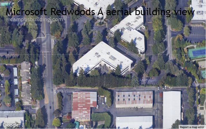 Microsoft Redwoods A aerial view