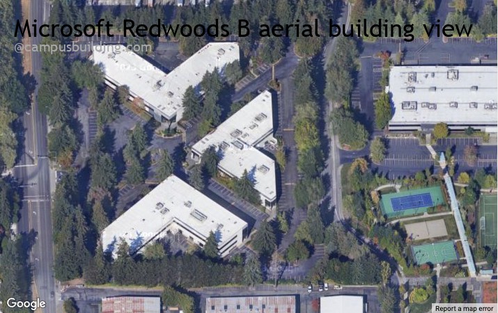 Microsoft Redwoods B aerial view