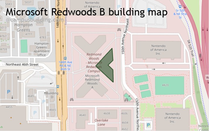 Microsoft Redwoods B map