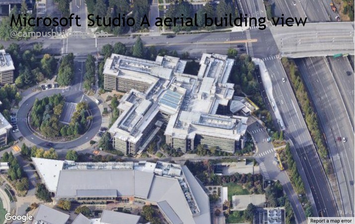 Microsoft Studio A aerial view