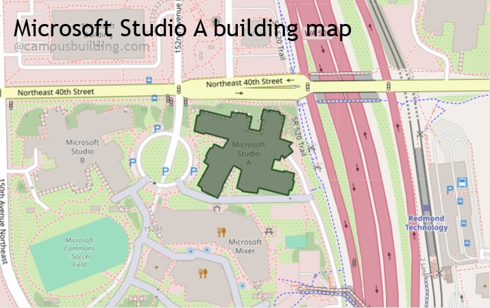 Microsoft Studio A map