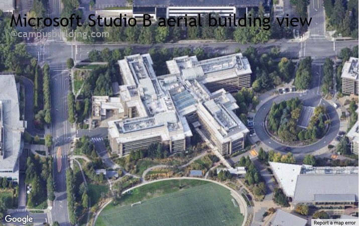 Microsoft Studio B aerial view