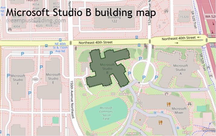 Microsoft Studio B map