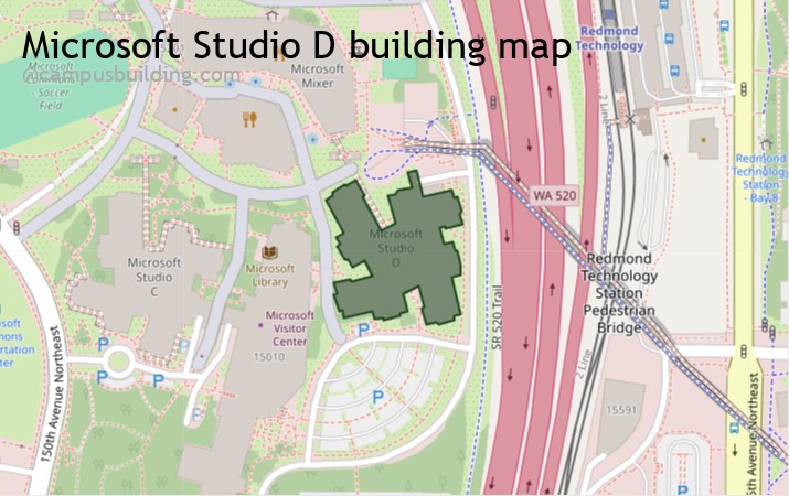 Microsoft Studio D map