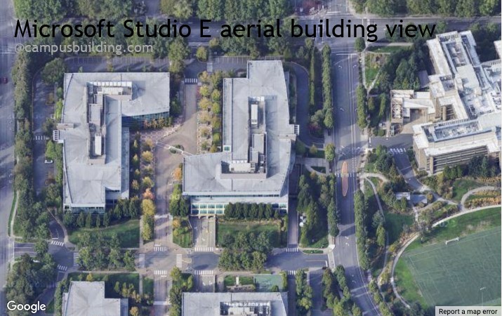 Microsoft Studio E aerial view