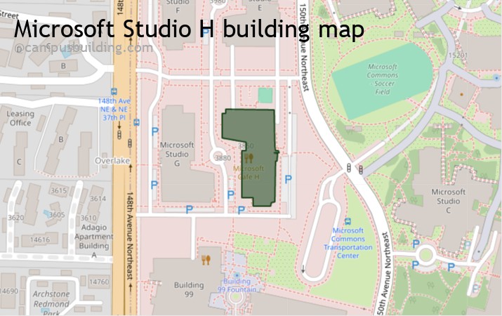 Microsoft Studio H map