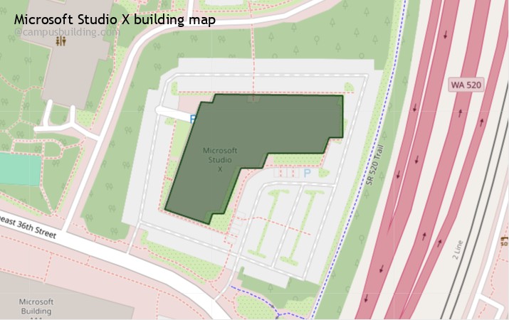 Microsoft Studio X map