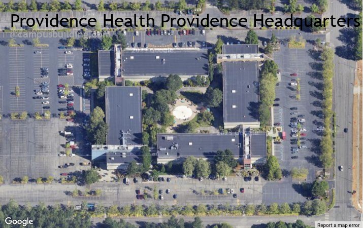 Providence Health Providence Headquarters aerial view