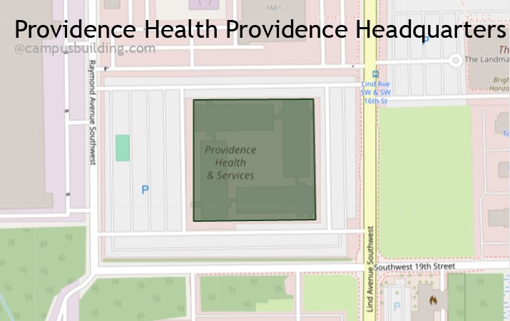 Providence Health Providence Headquarters map