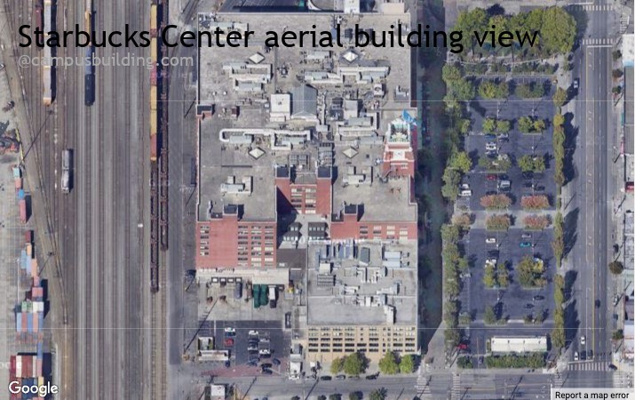 Starbucks Center aerial view