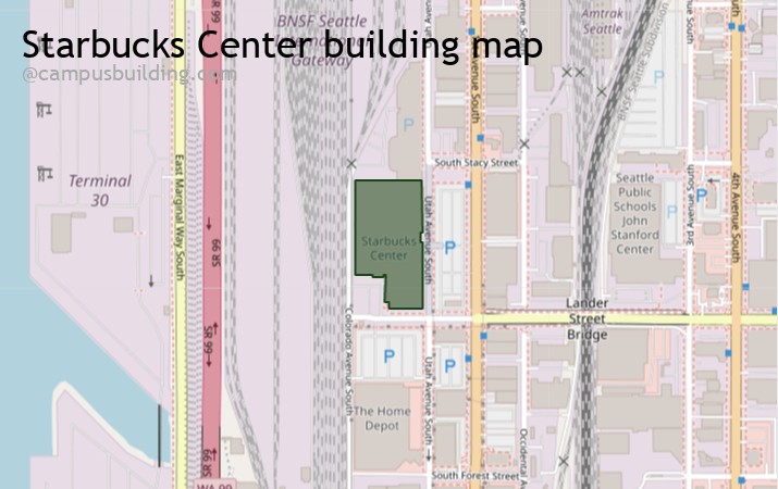 Starbucks Center map