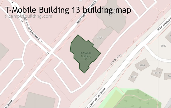 T-Mobile Building 13 map